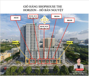 Giỏ hàng shophouse The Horizon Phú Mỹ Hưng